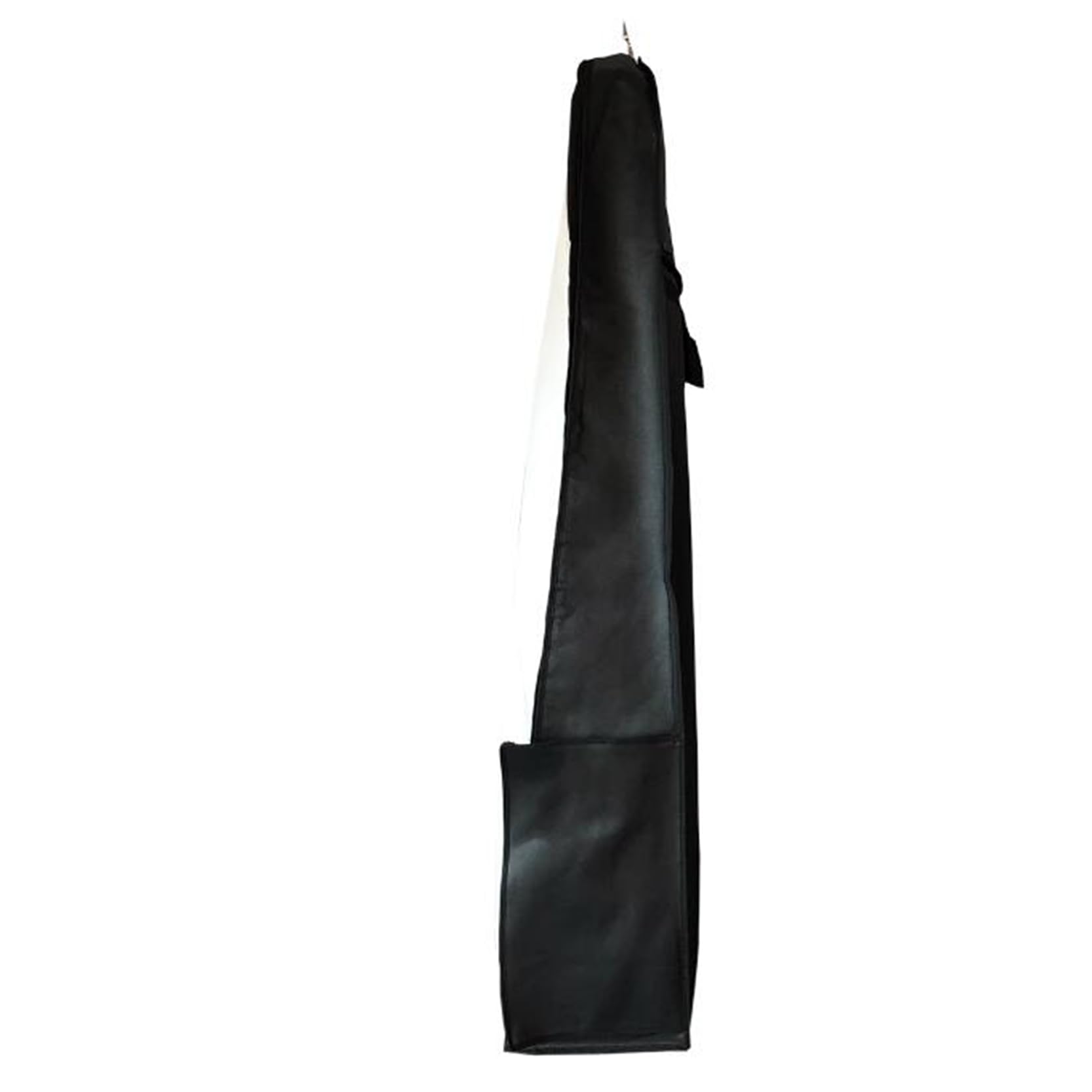 Copriabiti Antipolvere, Copriabiti Lunghi Traspiranti, Sacchi Porta Abiti ispessiti e Pieghevoli con Cerniera for da Sposa, Neri, 75x30x200 cm