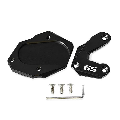R1250GS 2018-2023 Motorrad Seitenständer Kickstand für R 1250 GS 2018-2023 R1200GS LC Rallye 2012-2018 (schwarz)
