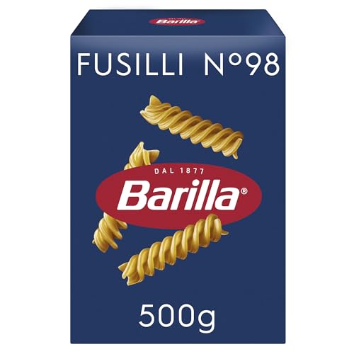 Barilla Pasta Fusilli N. 98, Pasta Corta Di Semola Di Grano Duro, Forma Corposa E Spessore Equilibrato, 500 G