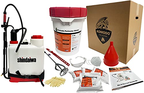 Fire Retardant Komodo Kit-2 Advanced Fire Protection - Home Perimeter Shield - Next Generation All Season Class A Flame Retardant Spray