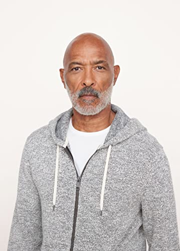 Vince Men's Marbled Fleece Zip Up Hoodie2