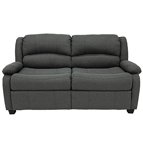 RecPro 65" RV Hide A Bed Loveseat | Cloth | Memory Foam Mattress | Pull Out Couch | Living Room Furniture (Fossil) - Image 6