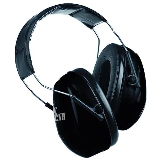 Vic Firth - Cascos Protectores para Oídos, Color Negro