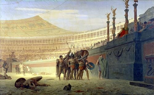 Image sur toile Salut César Jean-Léon Gérôme pour chambre à coucher