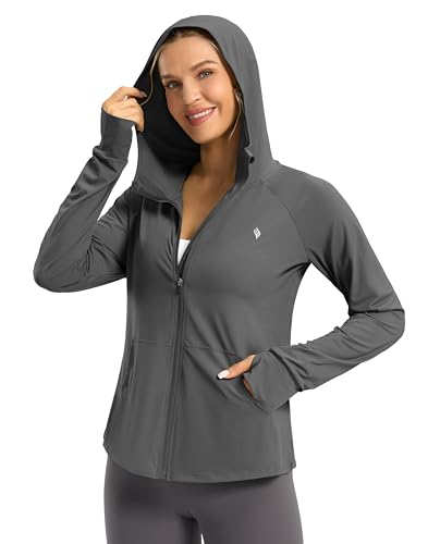 Chaqueta con capucha para mujer SANTINY con proteccion solar UPF 50+