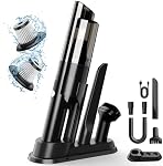 Handheld Vacuum Cordless,10KPA Powerful Suction Car Vacuum with 2-Speed, Vacuum Cleaner with Charging Dock, Portable Lightweight 4-in-1 Mini Hand Held Vacuum for Car Home Pet Office and Pet Hair