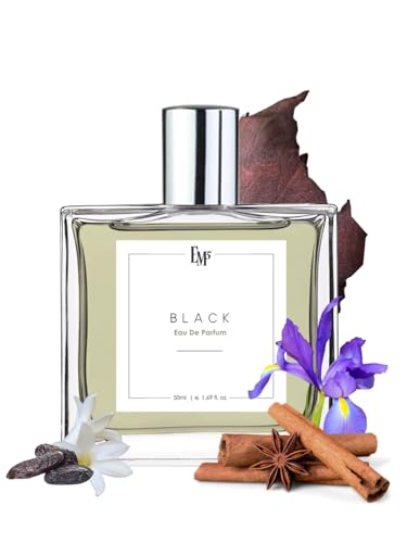 Perfume Negro EM5™ para Hombre | Agua de perfume en spray | Fragancia amaderada cálida y especiada | Regalo de lujo para él