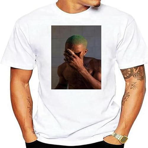 GDDGSK Frank Blond Ocean T Shirt Realist Paint Franck Ocean Blond Album RNB States Trend White L