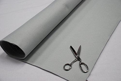 Feutrine acrylique grise argent 3mm rouleau 150x50cm pour tapis poker