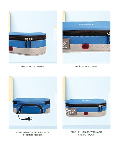 Image of Ecoline Q2, Electric Lunch Box, Capacity 800ml (LightBlue)