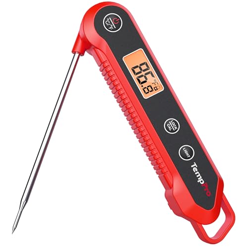 ThermoPro Digital Instant Read Meat Thermometer for Grilling Wate...