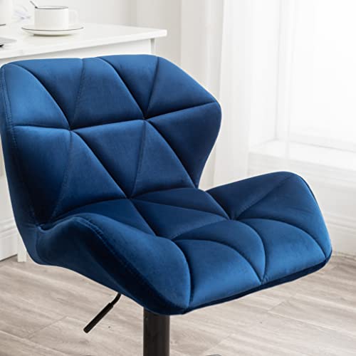 Roundhill Furniture Eldon Diamond Tufted Adjustable Swivel Office Chair, Blue #TOP6