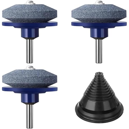 SUCANY Aiguiseur Lame Tondeuse,Affuteur Lame Tondeuse,Avec Blade Balancer,Convient à Toutes Les Perceuses à Main éLectriques Et à Tous Les Outils De...