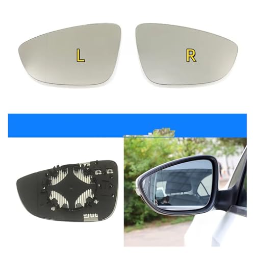 Glace rétroviseur pour Passat avec miroir chauffant extérieur - 3