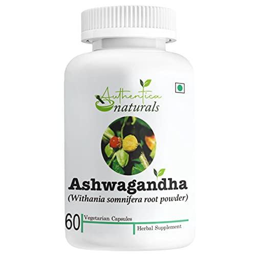 Authentica naturals Ashwagandha Capsules | Energy And Immunity Booster For Men And Women | Anti-Ageing Herbal Supplements 60 Capsules| 850mg Authentica naturals Ashwagandha Capsules | Energy And Immunity Booster For Men And Women | Anti-Ageing Herbal Supplements 60 Capsules| 850mg