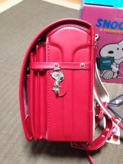 Amazon スヌーピーランドセル カラー 赤 ランドセル シューズ バッグ