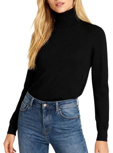Image of DAIMIDY Turtleneck Sweater for Women Long Sleeve Knit Tops | Soft and Breathable,Ensuring You Stay Comfortable Throughout The Day.Perfect for Party, Holiday,Work,Shopping,Daily Etc.