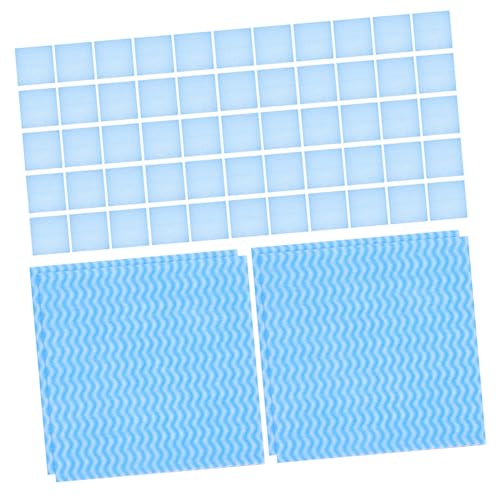 Zerodeko 50pezzi Pezze Panno Non Da Cucina Riutilizzabile Asciugamani Pulizia Veloce e Assorbenti Strofinacci Rapida Asciugatura Per Cucina e Bagno Confezione Da Rosso