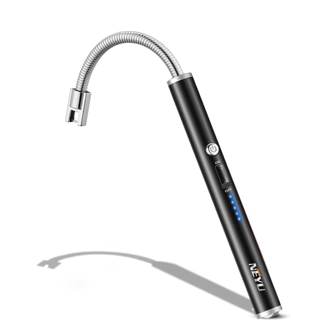 NEYU Flexible USB Rechargeable Gas Lighter for Kitchen | Candle Lighter | USB Lighter | Electric Lighter (Color as Available) (B0DFQDVWF6) Amazon Price History, Amazon Price Tracker