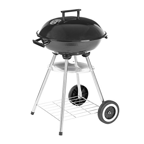 Ldk Garden 82695 Barbacoa Redonda, Negro, 45X41X74 Cm