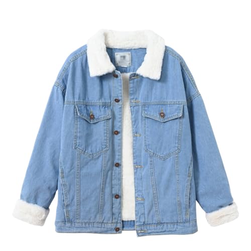 Image of Fashion Mens Denim Trucker Jackets Slim Fit Mens Jeans Jacket Cotton Outwear Coat Long Sleeve Plus Size Male