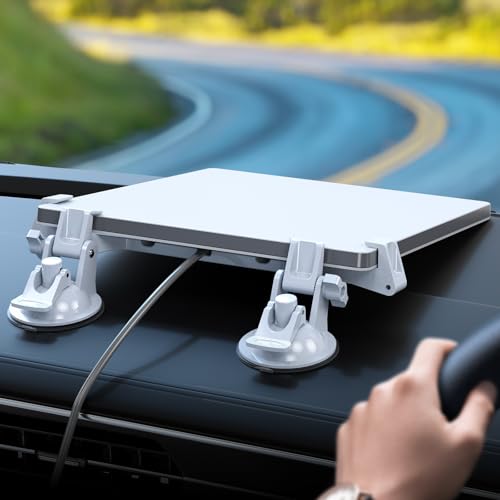 DuHeSin Starlink Mini Car Mount for Dashboard, Starlink Mini Suction Cup Mount for Dashboard & Windshield, Secure Mounting Kit for Most Vehicles and Ensures Stable Driving and Satellite Signal
