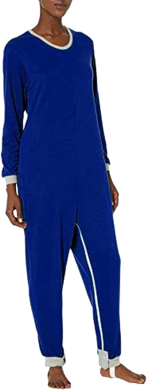Benefit Wear Adult Anti-Strip Dignity Jumpsuit for Women and Men | Cotton Bodysuits with Inner Leg Zippers & Snaps