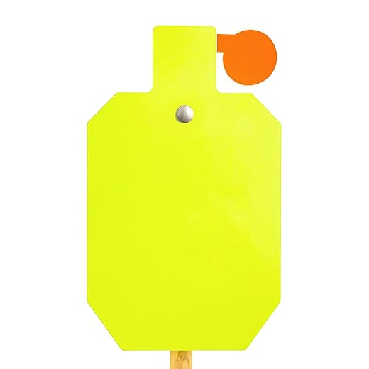Highwild AR500 Steel Hostage Reactive IDPA Shooting Target 3/8" Thick Armored Steel Torso Targets - Neon Color