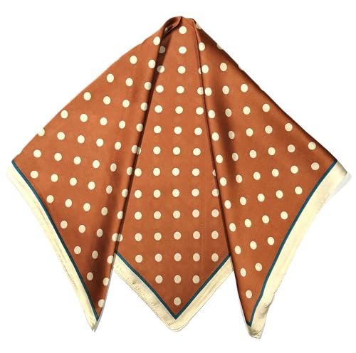 Shanlin Silk Feel Pattern Square Scarves 27