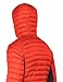 Columbia Powder Pass Chaqueta con Capucha, Hombre, Rojo (Wildfire), L