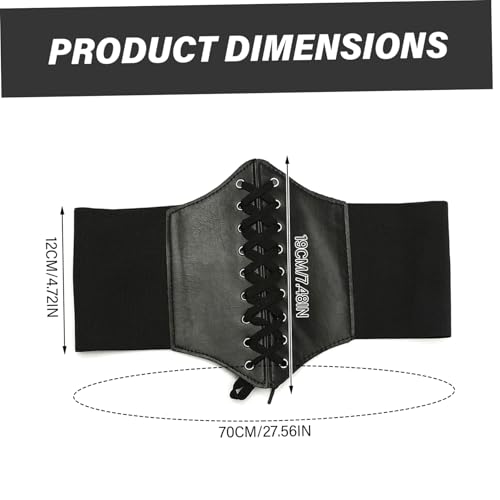 Corset Belt, Vintage Leather Elastic Renaissance Waist Corset, Halloween Costumes for Cosplay, Daily Wear Renaissance Belt for Women Waist 5