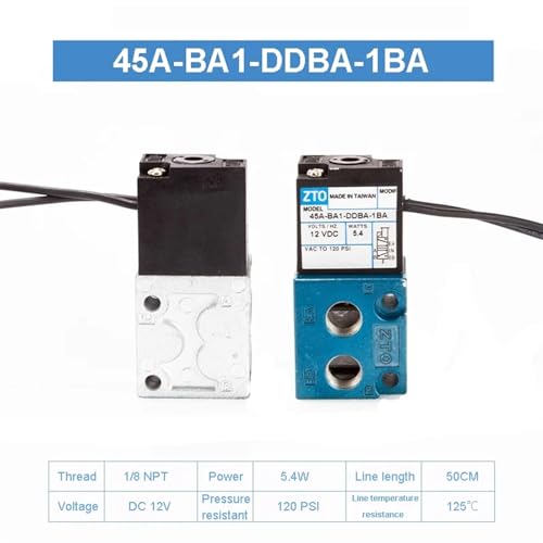 Électrovanne MAC 45A-BA1-DDBA-1BA 4 voies haute fréquence pour machine