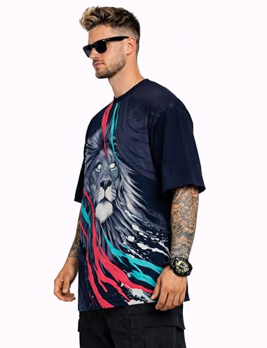 Image of STAND OUT All Over Printed Psychelic Trippy Animal T-Shirts