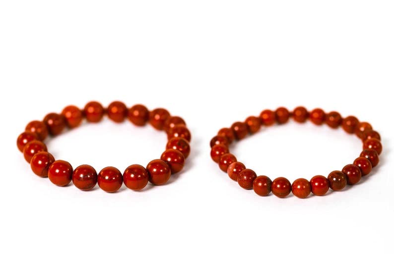 Natural AAA Red Jasper Bracelet, 8mm 1 Strand 7 Inch3