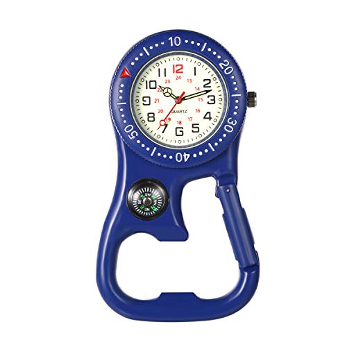 Montre à quartz avec boussole JewelryWe et boucle de sécurité pour escalade