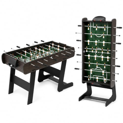 54 Inch Folding Foosball Table, Soccer Game Table