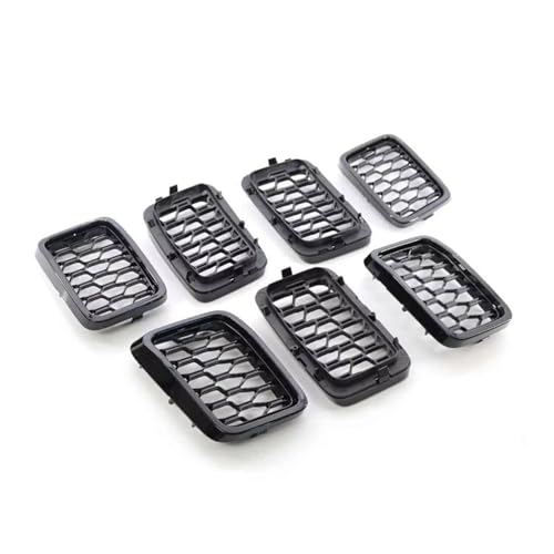 Rejilla delantera Jeep Grand Cherokee 2017-2021: embellecedor de malla exterior 6
