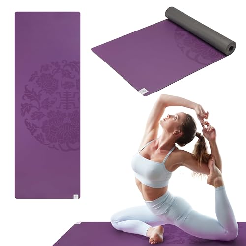 Gaiam Premium 5mm Yoga Mat — Dry-Grip TPE