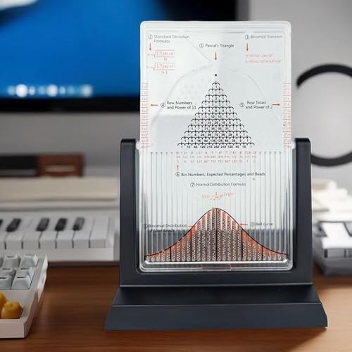 Galton Board for Scrivania, modello di sperimentazione fisica, tavola Dalton con curva a campana, dimostrazione di leggi statistiche efficaci, strumento didattico per laboratorio di fisica