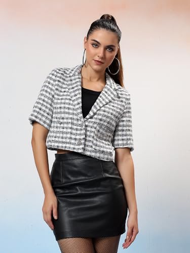 Image of KOTTY Bold & Beautiful Women's Solid Color Blazer - The Ultimate Style Statement