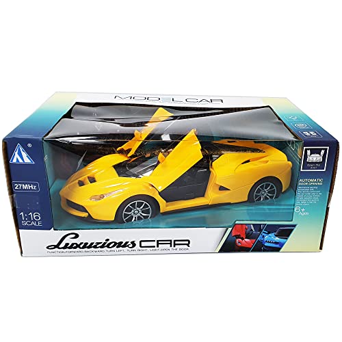IUEG lujoso modelo remoto puerta automática coche abierto (amarillo) Cover