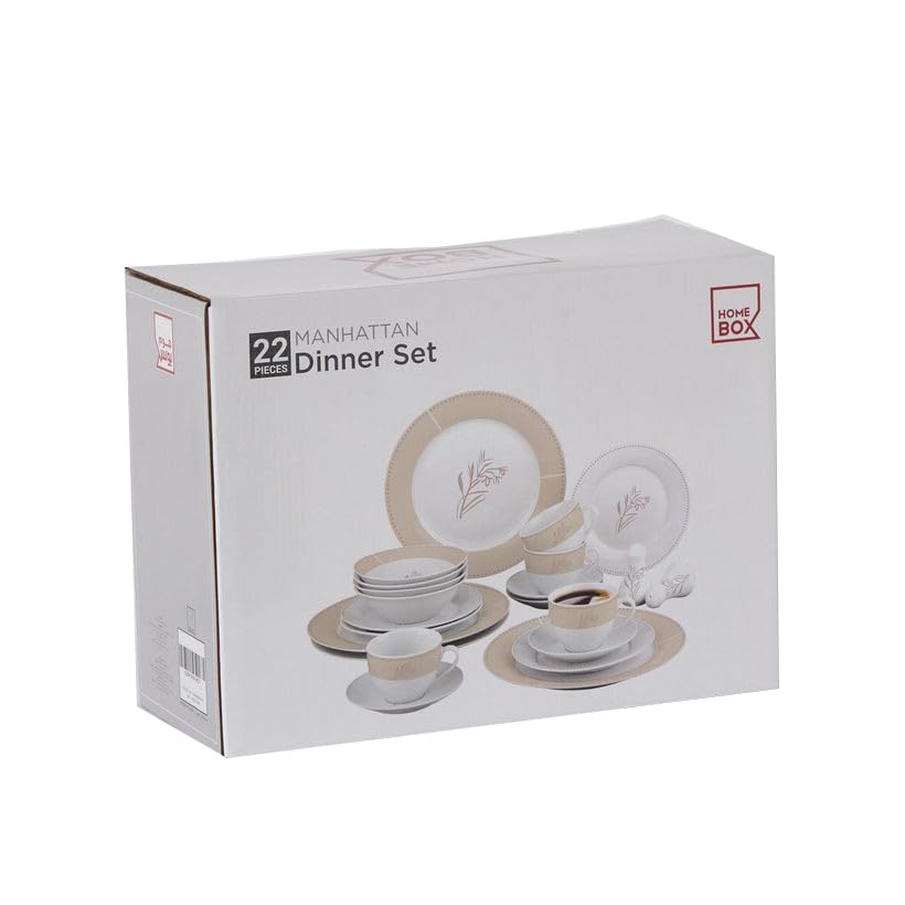 HomeBoxManhattan 22-Piece Dinner Set