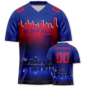 Custom City Skyline Football Jersey Personalized Team Name Number Fashion Sports Uniform Fans Gifts for Men Women Youth
