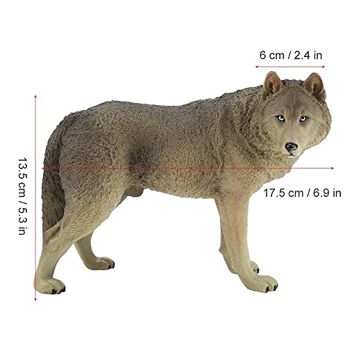 Wolf Figur Spielzeug Simulation Wildlife Tier Modell Spielzeug Zoo Tiere Modell Action Figuren Spielsets für Kinder… – Bild 4