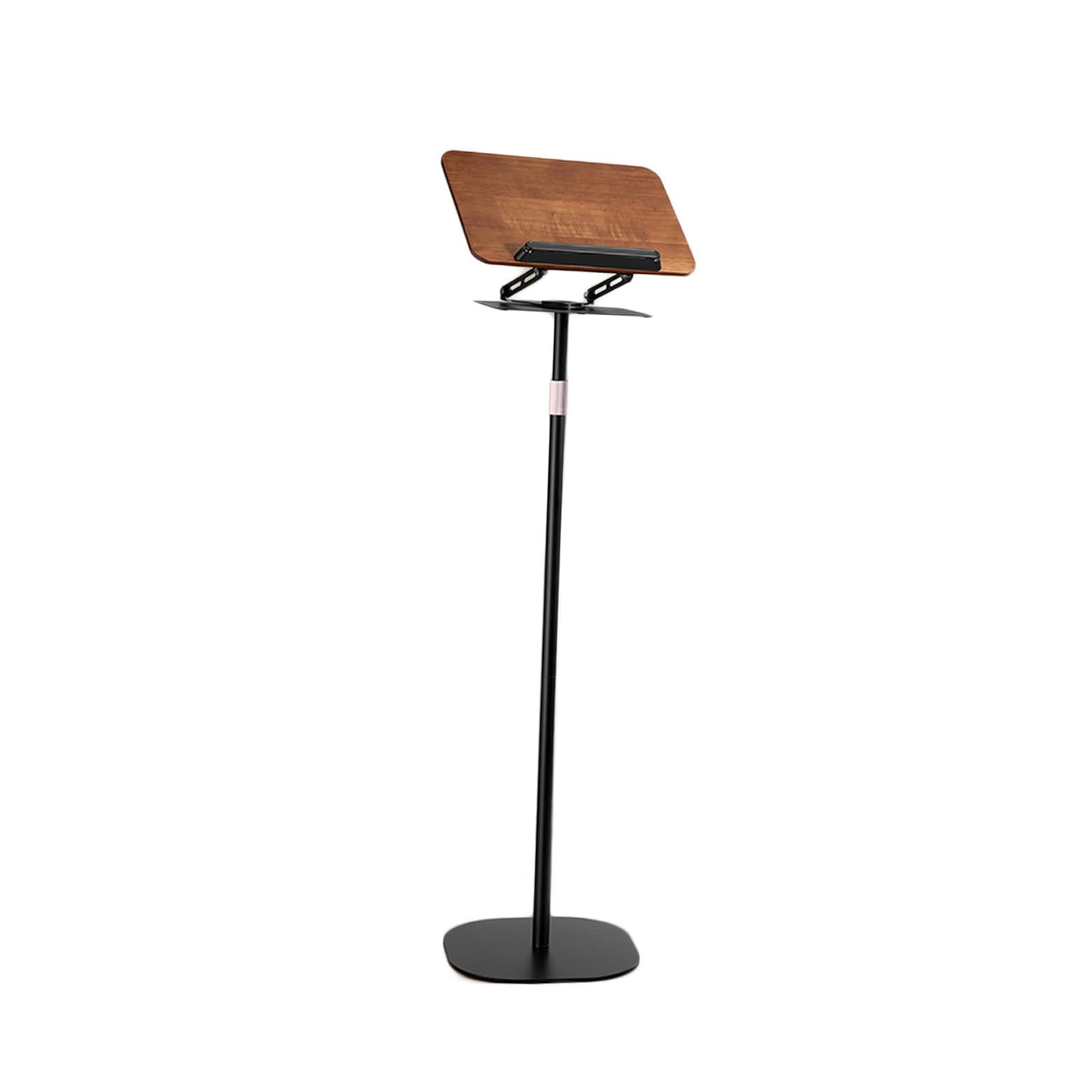 Regulowany stojak podłogowy do tabletów i książek, podstawa obrotowa o 360°, idealny do czytania, gotowania i rozmów wideo, ergonomiczna konstrukcja, wygoda bez użycia rąk