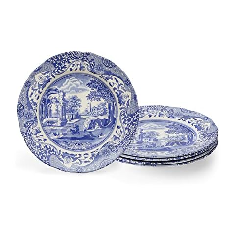 Spode Platos de almuerzo italianos azules - Juego de 4 Cover