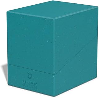 Ultimate Guard RTE Boulder 133+, Deck Case for 133 Double-Sleeved TCG Cards, Petrol, 87% Renewable, Made in Germany, Secure & Durable Storage