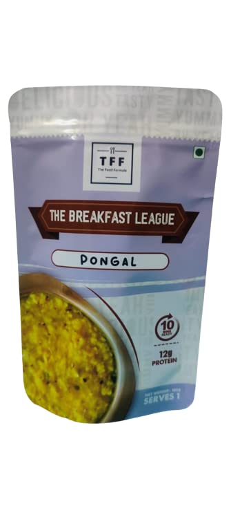 TFF The Breakfast League Pongal Premix,Ready To Cook Breakfast Mix,Ready In 10 Mins,Millet Pongal,100G,Serves-1