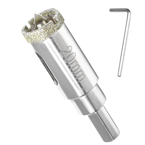 Qjaiune 3/4" Diamond Hole Saw with Pilot Bit, 1-9/16" Depth