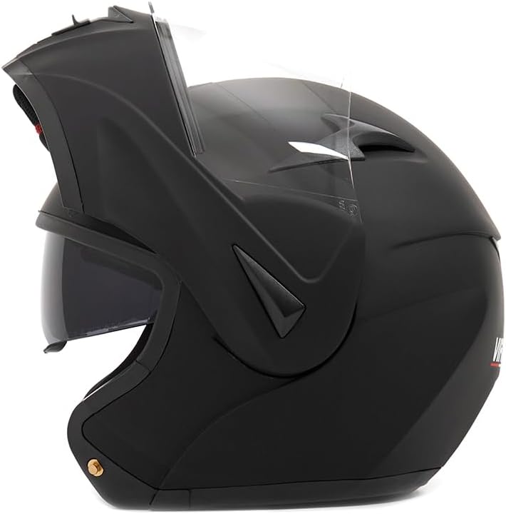 Miniatura 8 de Horudot Cascos de motocicleta Bluetooth modulares de doble visera abatible, de cara completa, aprobado por DOT, casco de carreras